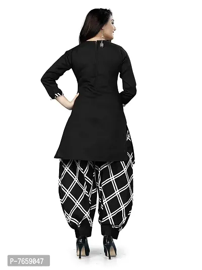 Rajnandini Black And Magenta Cotton Printed Unstitched Salwar Suit Material (Combo Of 2)(Joplvsm3988-Vsm4125)-thumb3