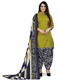 Rajnandini Women Light Green And Black Cotton Printed Unstitched Salwar Suit Material (Combo Of 2)-thumb1