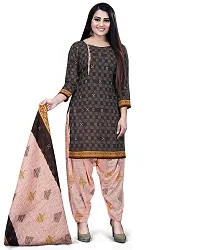 Rajnandini Women Brown Cotton Printed Unstitched Salwar Suit Material(Joplpdp1091)-thumb4