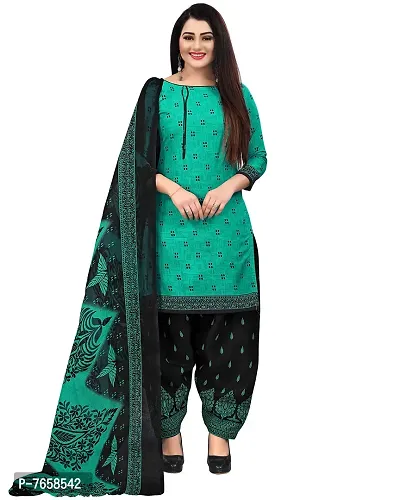 Rajnandini Women Black And Green Cotton Printed Unstitched Salwar Suit Material (Combo Of 2)-thumb4