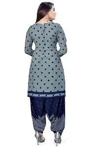 Rajnandini Women Grey And Red Cotton Printed Unstitched Salwar Suit Material (Combo Of 2)-thumb2