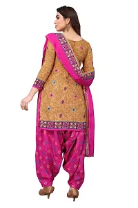 Rajnandini Womens Beige Cotton Printed Unstitched Salwar Suit Material-thumb3