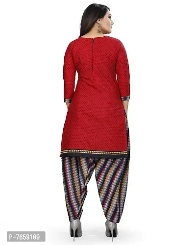 Rajnandini Maroon And Red Cotton Printed Unstitched Salwar Suit Material (Combo Of 2)(Joplvsm4114-Vsm4138)-thumb5