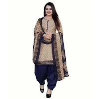 Rajnandini Women Cotton Printed Unstitched Salwar Suit Material (Combo Of 2) (Free Size_Beige And Beige )-thumb2