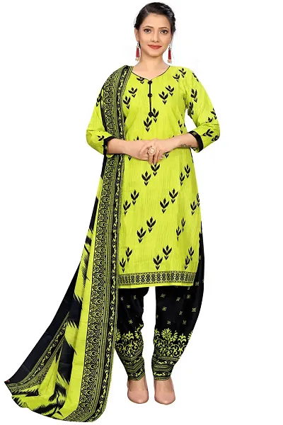 Stylish Blend Kurta, Bottom And Dupatta Set For Women