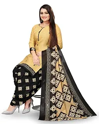 Rajnandini Women Beige Cotton Printed Unstitched Salwar Suit Material (Joplvsm4206)-thumb2