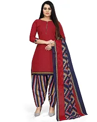 Rajnandini Maroon And Red Cotton Printed Unstitched Salwar Suit Material (Combo Of 2)(Joplvsm4114-Vsm4138)-thumb3