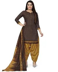 Rajnandini Yellow And Brown Cotton Printed Unstitched Salwar Suit Material (Combo Of 2)(Joplvsm4002J-Vsm4156)-thumb2