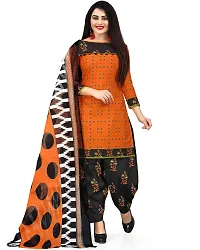 Rajnandini Women Yellow And Orange Cotton Printed Unstitched Salwar Suit Material (Combo Of 2)-thumb3