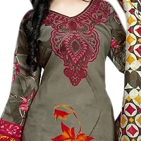 Rajnandini Women Beige And Olive Green Cotton Printed Unstitched Salwar Suit Material (Combo Of 2) (Free Size)-thumb4