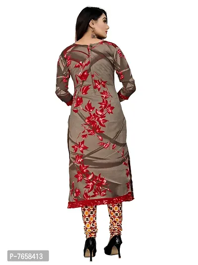 Rajnandini Women Olive Green And Maroon Cotton Printed Unstitched Salwar Suit Material (Combo Of 2)-thumb3