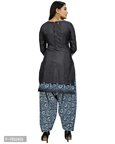 Rajnandini Women Black And Navy Blue Cotton Printed Unstitched Salwar Suit Material (Combo Of 2)-thumb5