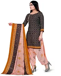 Rajnandini Women Brown Cotton Printed Unstitched Salwar Suit Material (Joplpdp1091)-thumb2