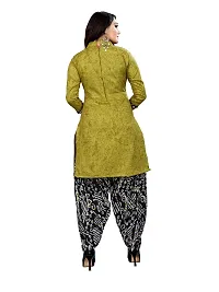 Rajnandini Women Light Green And Black Cotton Printed Unstitched Salwar Suit Material (Combo Of 2)-thumb2