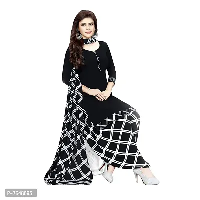 Rajnandini Women Beige And Black Cotton Printed Unstitched Salwar Suit Material (Combo Of 2)-thumb5