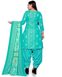 Rajnandini Green Cotton Printed Dress Material with Dupatta-thumb1