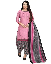 Rajnandini Beige And Baby Pink Cotton Printed Unstitched Salwar Suit Material (Combo Of 2)(Joplvsm3927-Vsm4123)-thumb2