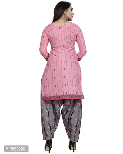 Rajnandini Beige And Baby Pink Cotton Printed Unstitched Salwar Suit Material (Combo Of 2)(Joplvsm3927-Vsm4123)-thumb4