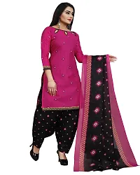 Pink Cotton Dress Material Unstitched Dress Material For Women-thumb3