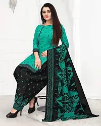 Green Cotton Dress Material Unstitched Dress Material For Women-thumb3