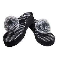 HD Women Trendy Soft Heel Flip Flop Slipper (HD-BAL-PHOL-BLACK-40)-thumb2