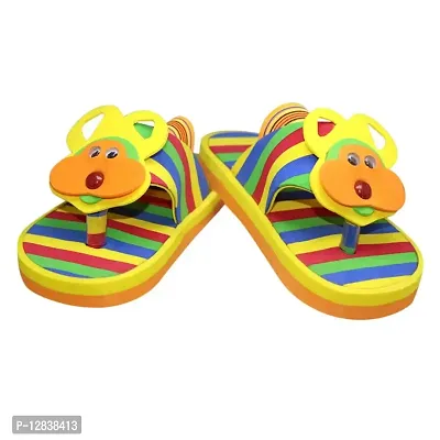 Bhains Ki Ankh Kids Unisex Casual Fashion Sandals Cum Slipper for 1.5-4.5 Years (Kids-Sandal-Mickey-Orange-9)-thumb4