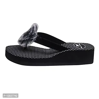 HD Women Trendy Soft Heel Flip Flop Slipper (HD-BAL-PHOL-BLACK-40)-thumb4