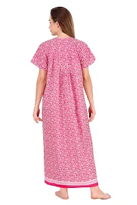 Pink Cotton Nighty-thumb2