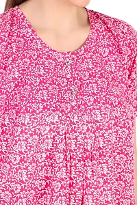 Pink Cotton Nighty-thumb3