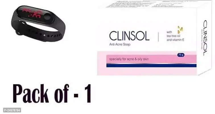 New Clinsol Face Soap 1 Led Watch Free