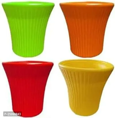 Stylish Sunrise Plant Container Set Plant Container Set Pack Of 4 Plastic