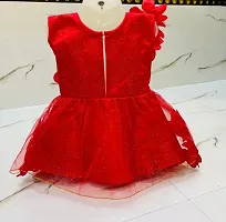 LASKAR GARMENT Produce Girls Unique Design Sleeveless  Knee Length Frock For Festive  Party Wear.-thumb1