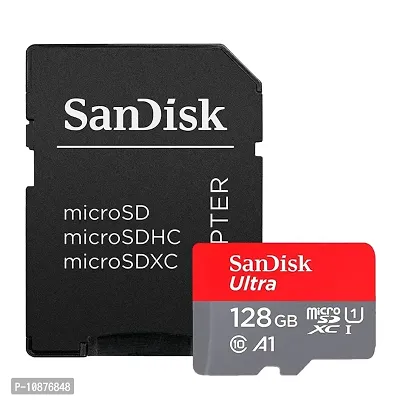 SanDisk Ultra microSD UHS-I Card 128GB, 140MB/s R WITH ADAPTER-thumb0
