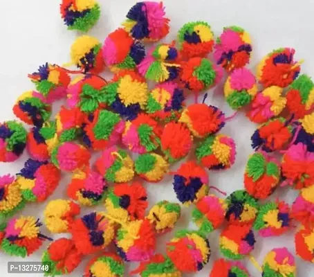 Multicolour Pom Pom Balls-thumb0