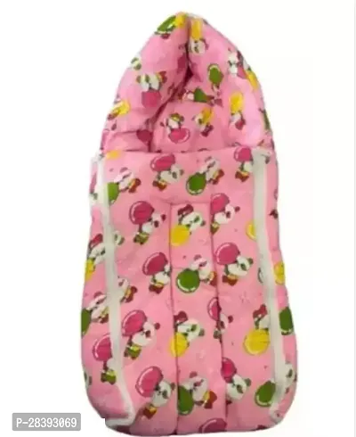 Comfortable Pink Cotton Printed Blanket For Babies-thumb0