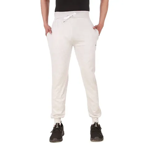 Comfortable Blend Regular Track Pants For Men