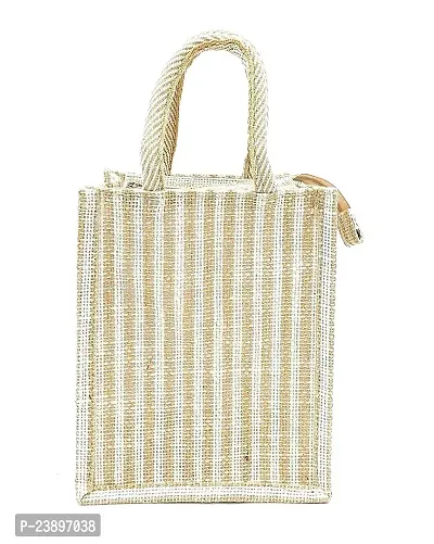 Best Quality Double Chain with Lace Design for Multi-Purpose use Eco Friendly Jute Bag-thumb0