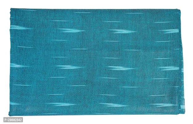 Sandeep Textile Bhagalpuri Handloom Unisex Cotton Ethnic Fabric (Blue, Sandeep Textile_55)-thumb3