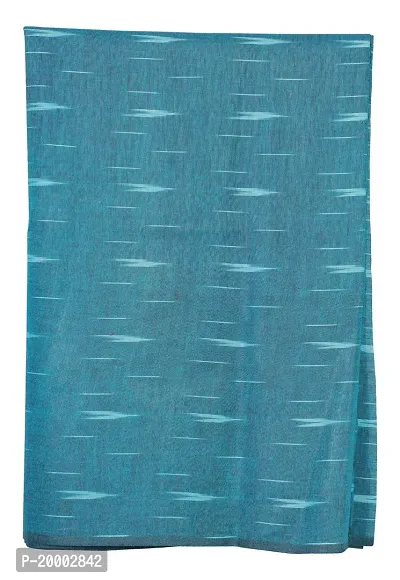 Sandeep Textile Bhagalpuri Handloom Unisex Cotton Ethnic Fabric (Blue, Sandeep Textile_55)-thumb0