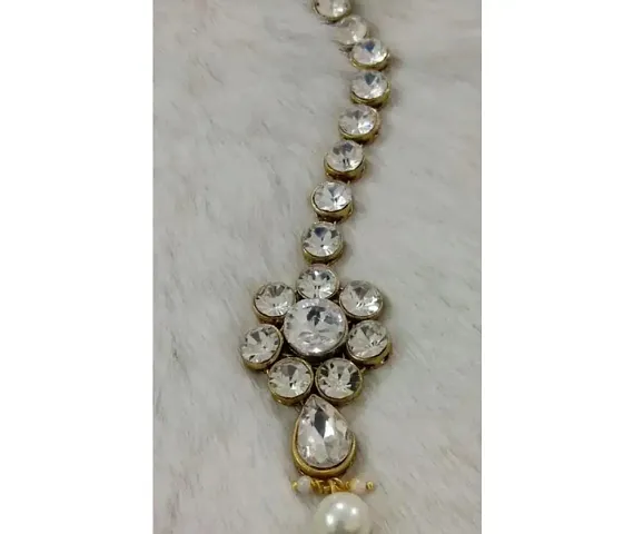 Stylish Alloy Maang Tikka For Women