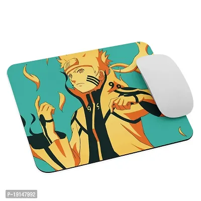 fcbysree Naruto Uzumaki Sage Mode Mouse pad Anime Gaming Mouse pad: Rubber Base, Anti-Slip, Thick ( 210 x 190 mm x 3 mm ) Mouse Mat-thumb0