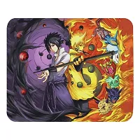 fcbysree Naruto Naruto and Sasuke Anime Gaming Mouse pad: Rubber Base, Anti-Slip, Thick ( 210 x 190 mm x 3 mm ) Mouse Mat-thumb1