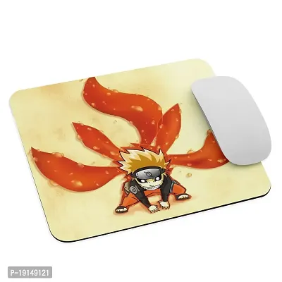 fcbysree Naruto Chibi Mousepad Anime Gaming Mouse pad: Rubber Base, Anti-Slip, Thick ( 210 x 190 mm x 3 mm ) Mouse Mat-thumb0