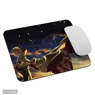 fcbysree Naruto Hokage Rock Mousepad Anime Gaming Mouse pad: Rubber Base, Anti-Slip, Thick ( 210 x 190 mm x 3 mm ) Mouse Mat-thumb0