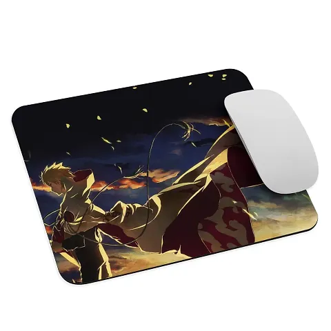 fcbysree Naruto Hokage Rock Mousepad Anime Gaming Mouse pad: Rubber Base, Anti-Slip, Thick ( 210 x 190 mm x 3 mm ) Mouse Mat