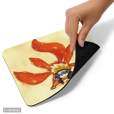 fcbysree Naruto Chibi Mousepad Anime Gaming Mouse pad: Rubber Base, Anti-Slip, Thick ( 210 x 190 mm x 3 mm ) Mouse Mat-thumb3