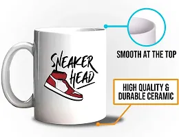SKY DOT Sneaker Lover Coffee Mug - Sneaker d - Collector Shoes Footwear Sport Casual Skate Pop Culture Teenager (325 ml, White)-thumb4