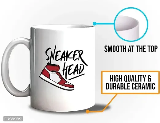 SKY DOT Sneaker Lover Coffee Mug - Sneaker d - Collector Shoes Footwear Sport Casual Skate Pop Culture Teenager (325 ml, White)-thumb5
