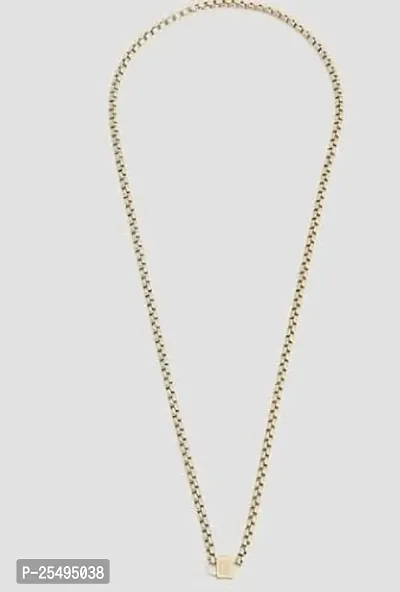 TRIPTI Heavy Box Chain Necklace-thumb0