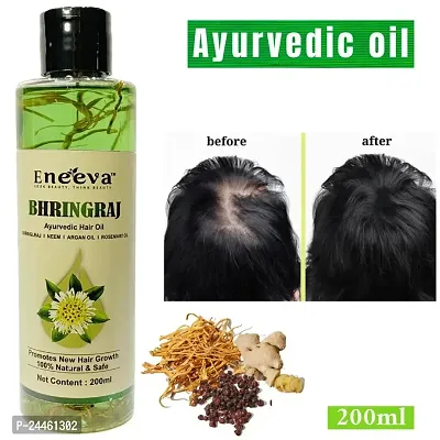 Eneeva Improve Hair Growth Natural With Original Bhringraj Hair Oil (200 Ml)